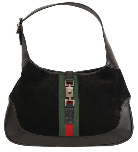 gucci black on black bag|vintage black gucci shoulder bag.